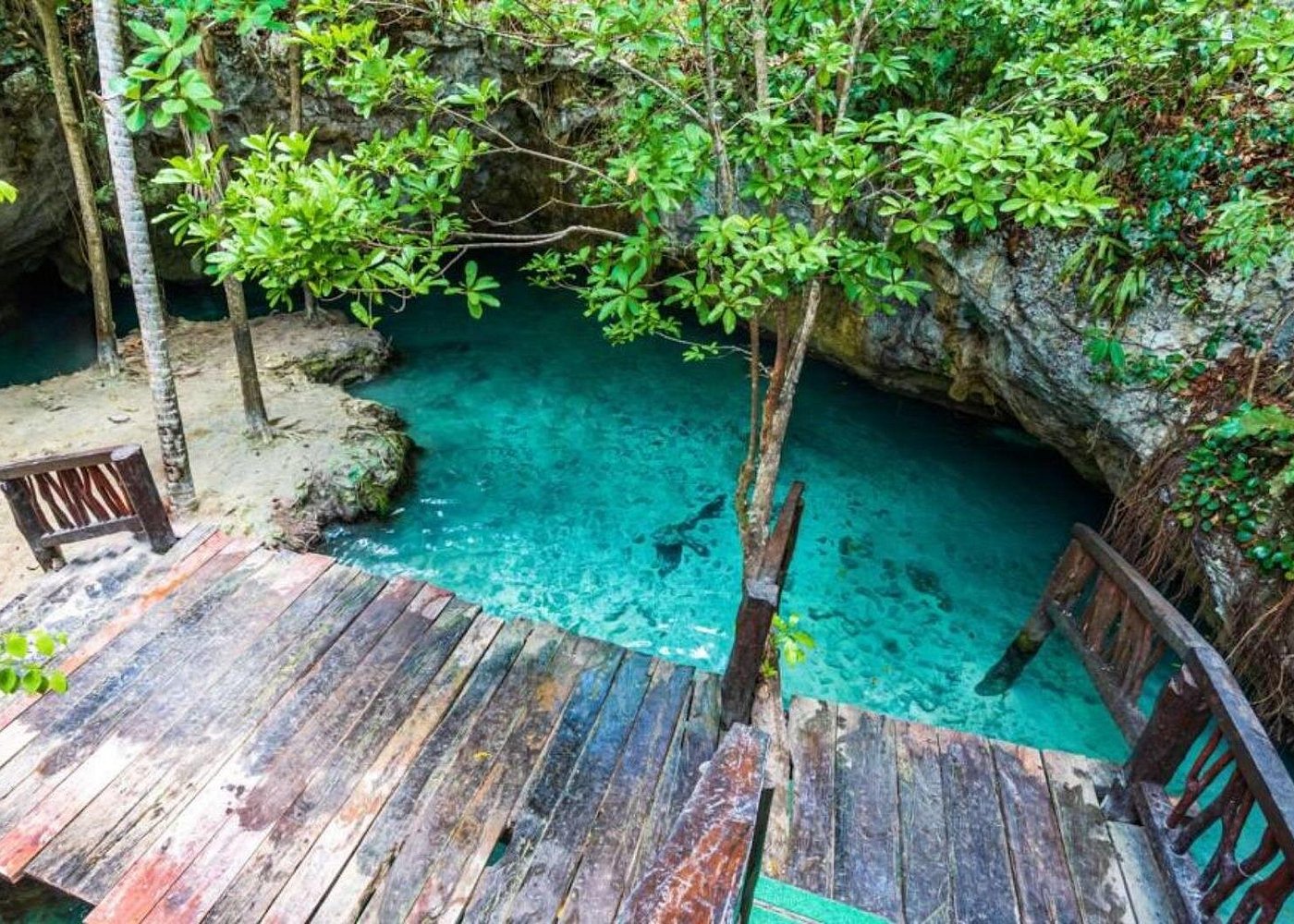 Culture & Nature Tour! Ruins with Cenote Dos Ojos and Gran Cenote