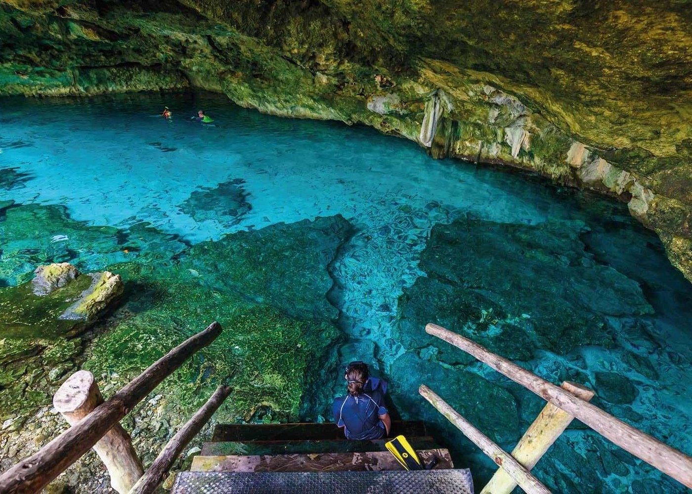Cenote 2 Ojos and Grand Cenote with Tulum Ruins Guided Tour